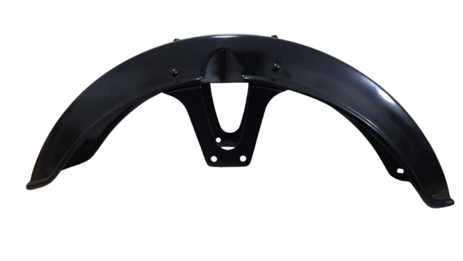Fender Front 70cc Black Painted Fender Front 70cc Black Painted - Yousaf Engineering (Pvt) Ltd motorcycle part, made in Pakistan